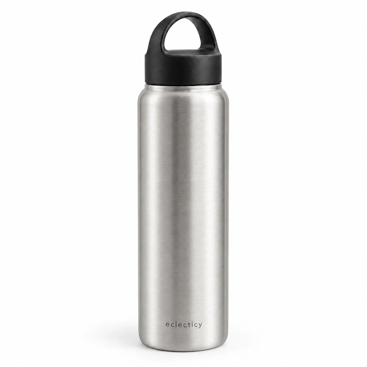 Loop Carry Bottle — Brushed Silver, 24 oz